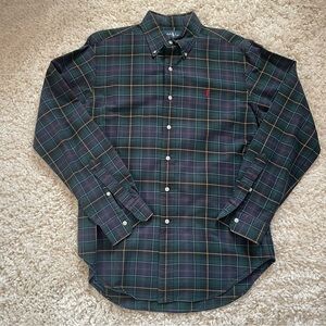 Ralph Lauren Men's Classic Fit Plaid Button Down Shirt Size Medium